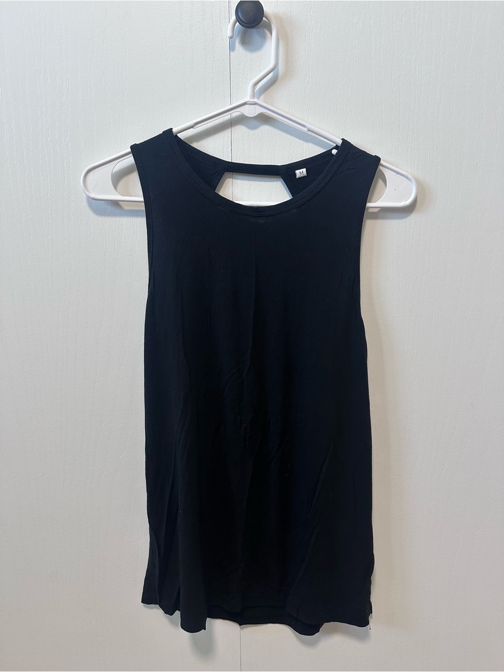 Black Sleeveless Tank Top - Women's